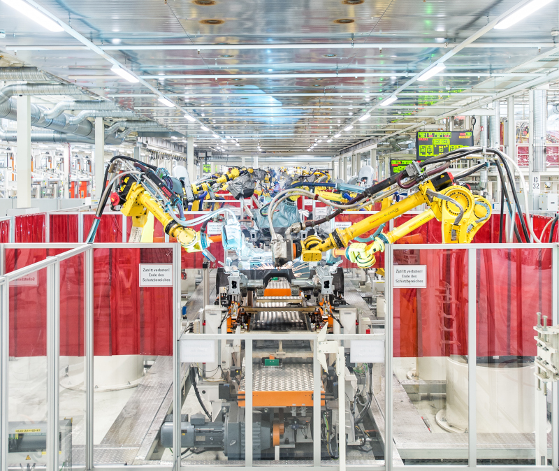 Produktionsstraße Autoindustrie - Foto von Simone M. Neumann