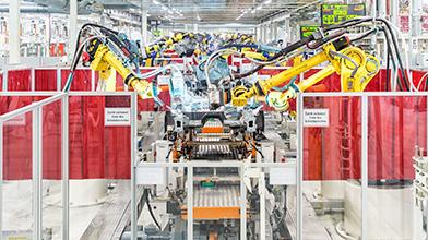 Produktionsstraße Autoindustrie - Foto von Simone M. Neumann
