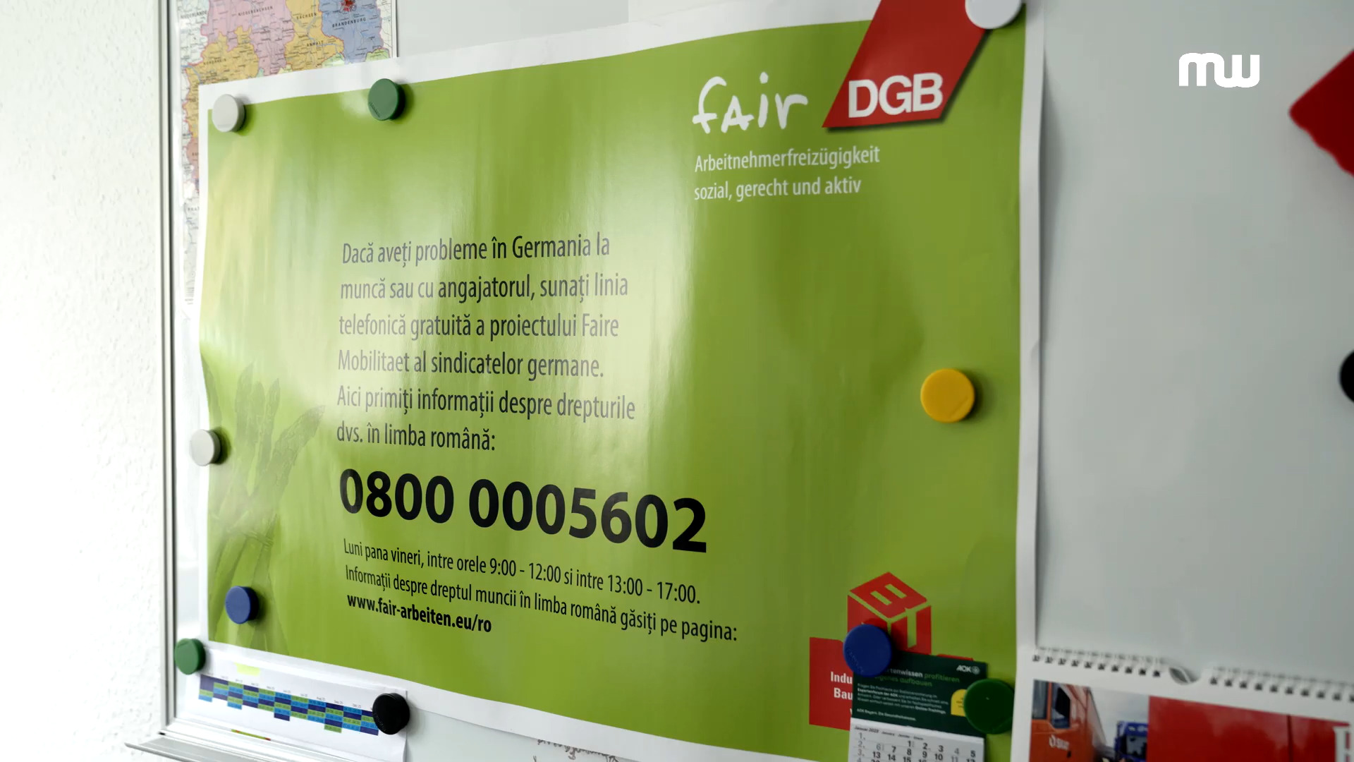 plakat faire mobilitaet rumaenisch
